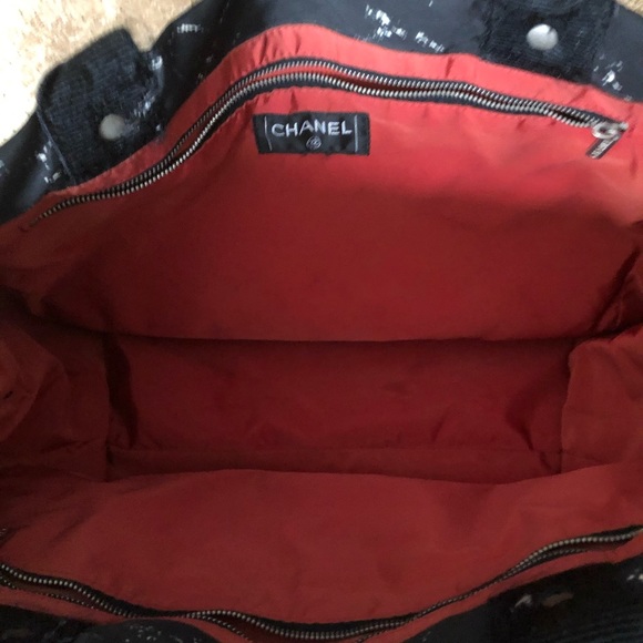 SOLD—Authentic Chanel tote w card and hologram - Picture 5 of 6